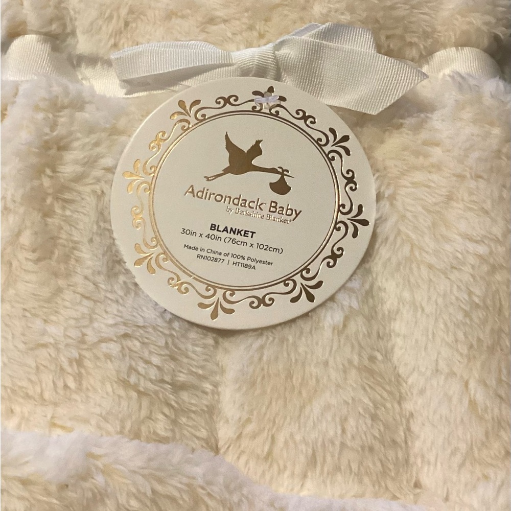 Adirondack Baby Cream Blanket